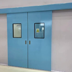 lead sliding door with window